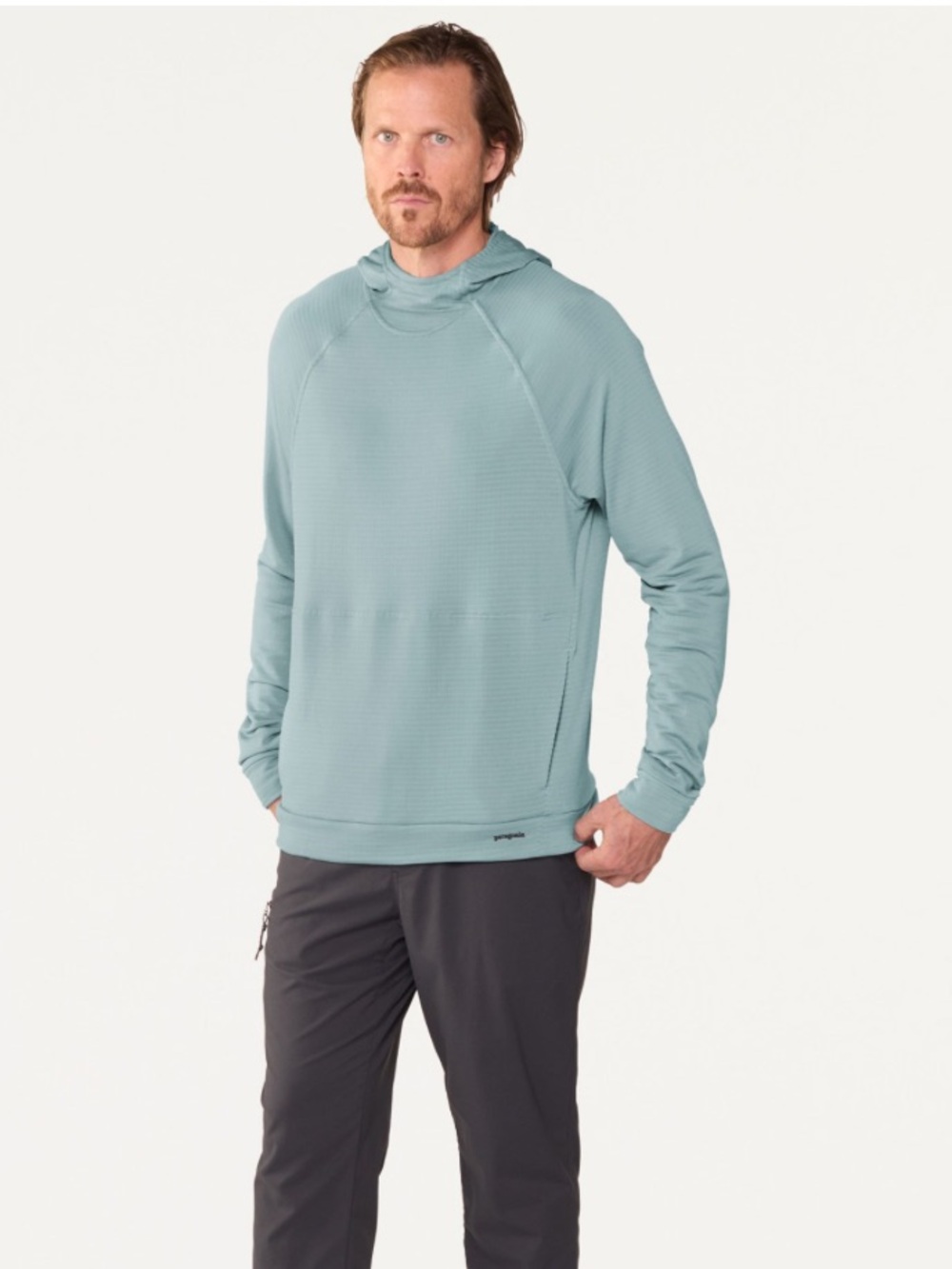 NWT Men’s Light Blue Capilene Thermal Hoody - 3XL